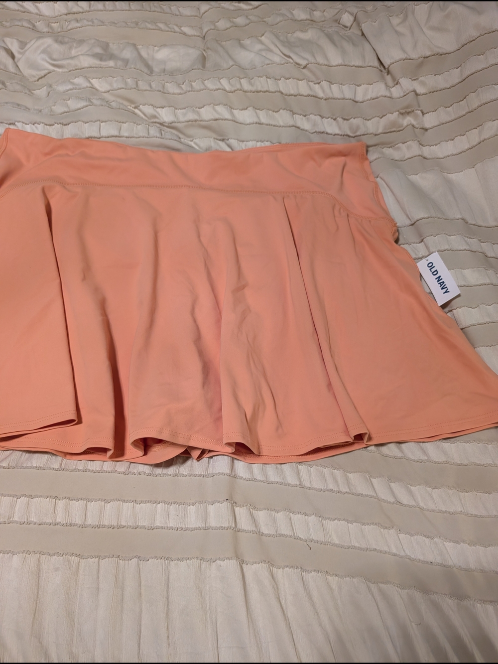 Old Navy Peach-Orange Women's Athletic Skort